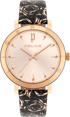 Produktbild von Police Damen Armbanduhr Lederband PL16033MSRB.32