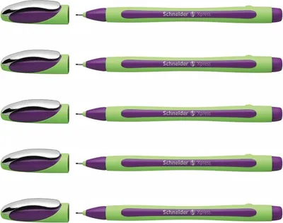 Produktbild von Schneider Fineliner Xpress - 5er-Set violett