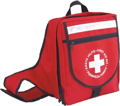 Image de Trousse de secours « École 2 » dans un sac à dos en tissu imperméable - DIN 13157.