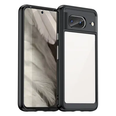 Image de Étui de protection en TPU pour Google Pixel 8, noir transparent