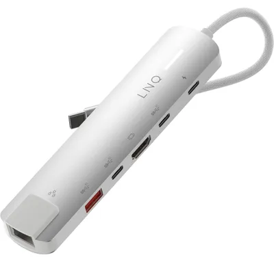 Immagine prodotto di LINQ 6in1 PRO USB-C Multiport Hub 140W