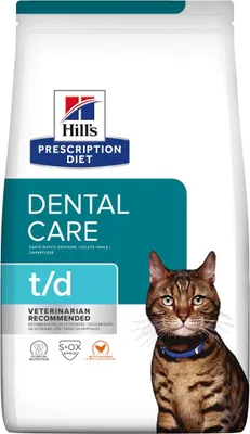 Produktbild von HILL'S PRESCRIPTION DIET Feline t/d Katzentrockenfutter Huhn 1 5 kg