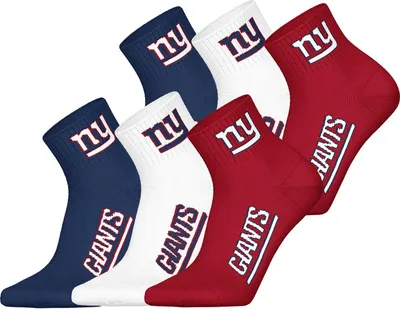 Produktbild von Huddle Uni Freizeitsocken NY Giants Quarter 6-Pack dbl-wht-red - Größe 43-46