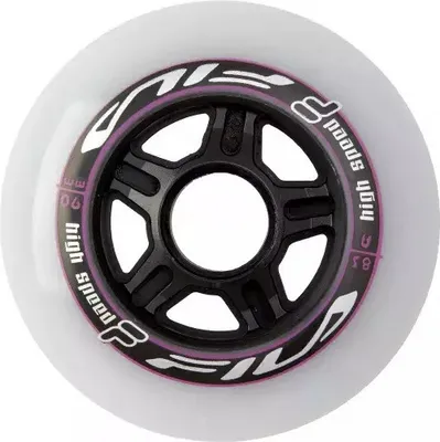 Produktbild von Fila Wheels Set White/Magenta (6 Stück), 83A, 90