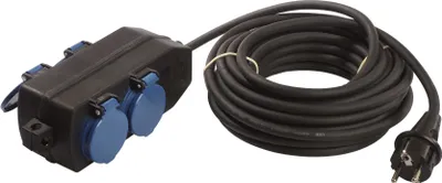 Produktbild von AS-Schwabe 4-fach-Verteilersteckdose, 10m H07RN-F 3G1,5 , 230V/16A