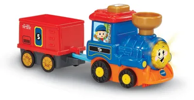 Zdjęcie produktu dla VTech Toet Toet Auto's Tijn Trein, 1 lat(a), Brzmienie, Funkcja mówienia, Wymagane baterie, AAA, Plastik