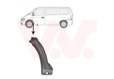Produktbild von VAN WEZEL 3078155 Kotflügel Vorne Links passend für MERCEDES-BENZ VITO Bus (638) V-Klasse (W638/2) VITO Kasten (638)