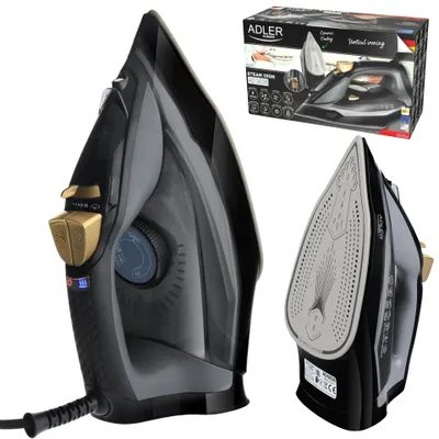 Top Dampfbügeleisen 3000 W Auto-Off, Anti-Drip, Vertikal, Keramiksohle Adler