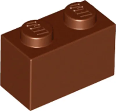 Produktbild von 1 Stück LEGO, Teil Nr. 3004 in Rotbraun (Reddish Brown)