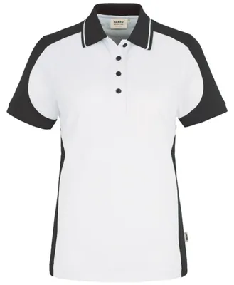 Produktbild von HAKRO Hakro Damen Poloshirt Contrast Performancer #239 Gr. L weiß
