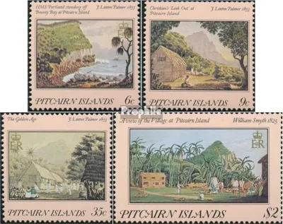 Produktbild von Briefmarken Pitcairn 1985 Mi 257-260 (kompl.Ausg.) postfrisch Gemälde 19 Jahrhundert