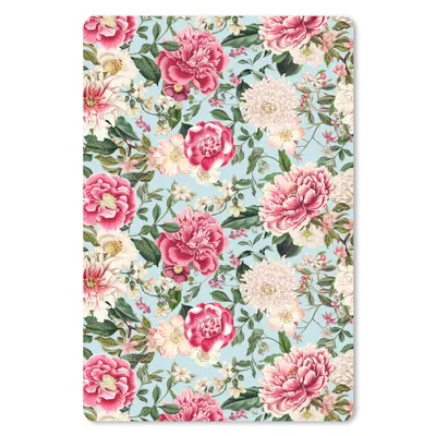 Produktbild von MuchoWow® Mauspad Mousepad Blumen - Farben - Muster 18x27 cm - Mousepads - Maus Mat - Pad - Mausunterlage