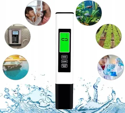 Zdjęcie produktu dla Tester Jakości Wody z Natychmiastowym Odczytem, Do Domu i Filtrów