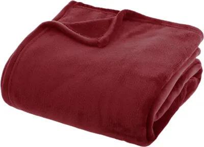 Produktbild von Fleecedecke/Fleeceplaid - Bordeauxrot - 180 x 230 cm - Sofadecke