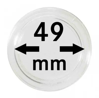 Produktbild von Lindner 2250049P Münzkapseln 49 mm-10er Pack