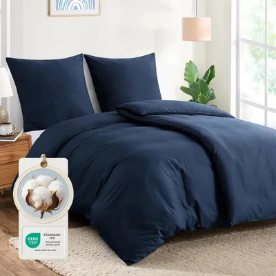 Immagine prodotto di TRANKIELO® - Set di biancheria da letto 135 x 200 cm, in cotone - 4 pezzi, con chiusura a zip e  Oeko-TEX