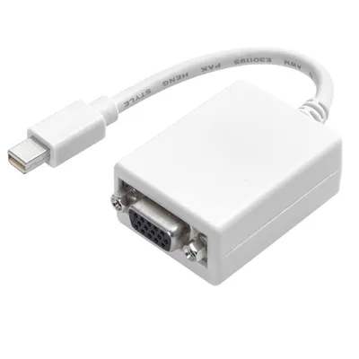 Zdjęcie produktu dla ViVanco™45496, VGA (D-Sub), DisplayPort, Męska, Żeńska, Biały, 240 mm