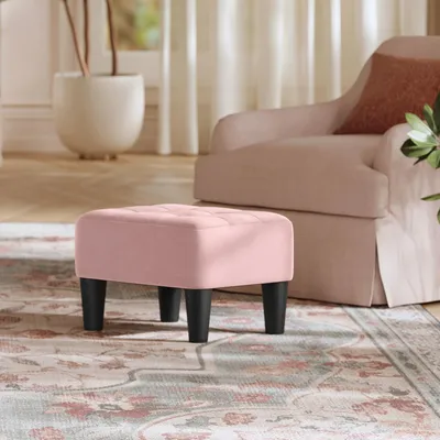 Produktbild von SONGMICS Sitzhocker, Fußhocker, Samt, Hocker, dicke Polsterung, bis 150 kg belastbar, für Wohnzimmer Schlafzimmer Eingangsbereich