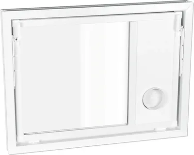 Produktbild von WOLFA Mehrzweck Kipp-Fenster PLUS Kunststoff weiß 800x600 mm mit Isolierglas und Wäschetrockneranschluss