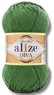Obrázek produktu pro Alize 1x 100 g vlna Diva, jednobarevná, háčkování, pletení (563)
