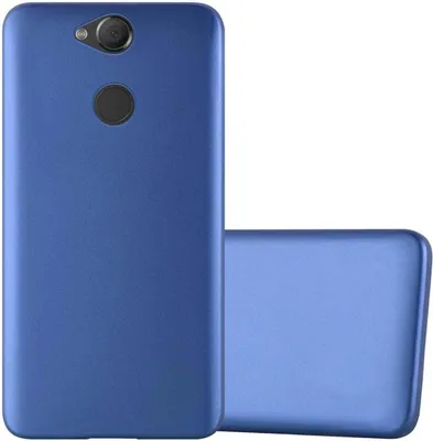 Immagine prodotto di Cadorabo custodia protettiva per Sony Xperia XA2 custodia in blu telefono cellulare TPU silicone custodia Cover Case
