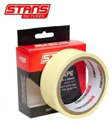 Obrázok produktu pre Stans Notubes páska na ráfiky, žltá páska, šírka 36 mm, kotúč 9 metrov, AS0135