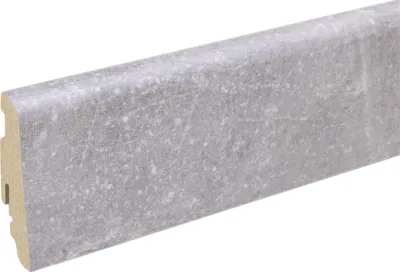 Produktbild von Neuhofer Fußleiste 240 cm 58 x 19 mm Sichtestrich hell
