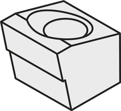Obrázok produktu pre Klin ISO KU SBMR 2207 Hrubá hmotnosť 10,5 g PRAMET