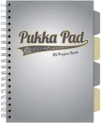 Immagine prodotto di Blocco note Pukka Pad B5 100 fogli a quadretti grigio
