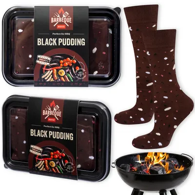 Produktbild von Lustige Herren-Baumwollsocken, Blutwurst, Größe 40-45, von SOXO. LUSTIGES GEBURTSTAGGESCHENK FÜR EINEN MÄNNER