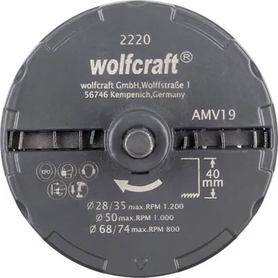Produktbild von Wolfcraft Lochsägen-Set Profi Metallkörper Ø 28, 35, 50, 68, 75 mm Sechskant