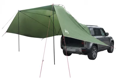 Produktbild von vidaXL Autozelt Grün 350 x 250 cm Polyester und Stahl
