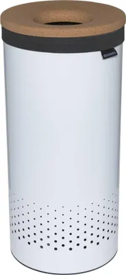Image de Brabantia Panier à linge, 35 L liège / blanc