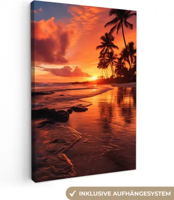 MuchoWow© Canvas Schilderij 60x90 cm Kamer Decoratie Woonkamer