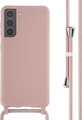 Obrázok produktu pre imoshion Silikónové puzdro so šnúrou pre Samsung Galaxy S21 - pieskovo ružové