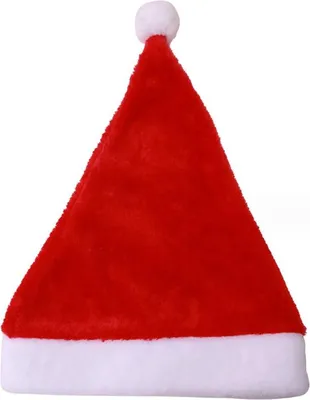 Image de Bonnet de Noël avec pompon, 12 pièces | XYD-101