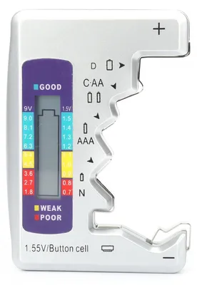 Productafbeelding van Digitale Batterijtester voor Knoopbatterijen, AA, AAA, 9V