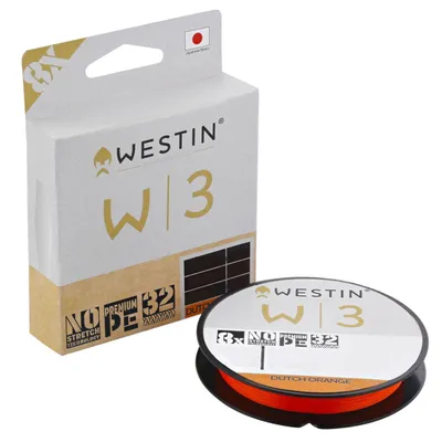 Produktbild von Westin W3 8-Braid Dutch Orange 300m/330Yds 0.33mm 23.2kg 51Lbs Geflochtene Angelschnur