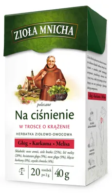 Obrázok produktu pre Herbata Ziołowo-Owocowa Zioła Mnicha na Ciśnienie Big-Active