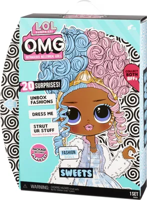 Produktbild von L.O.L. Surprise! OMG Doll Series 4 Style 1, Große Puppe, Weiblich, 4 Jahr(e), Mädchen, 250 mm, Mehrfarbig