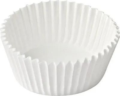 Produktbild von 400x Gebäckkapseln Muffin-Kapseln weiß Ø 50 x 30 mm