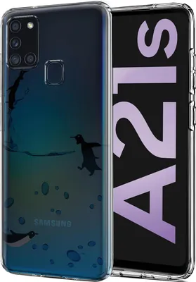 Produktbild von Motiv TPU Cover für Samsung Galaxy A21s Hülle Silikon Case mit Muster Handy Schutzhülle