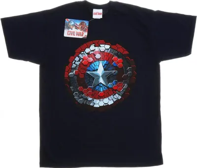 Produktbild von Marvel - "Civil War" T-Shirt für Herren BI20734 (3XL) (Marineblau)