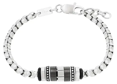 Produktbild von s.Oliver Edelstahlarmband für Herren, bicolor