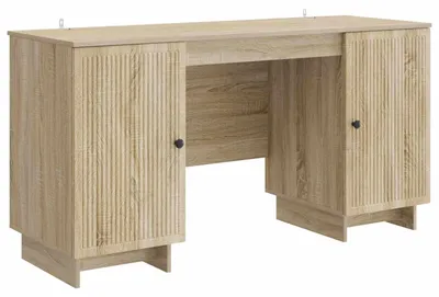 Obrázek produktu pro vidaXL Psací stůl Sonoma – dubová dřevotříska 142,5 x 50 x 75 cm