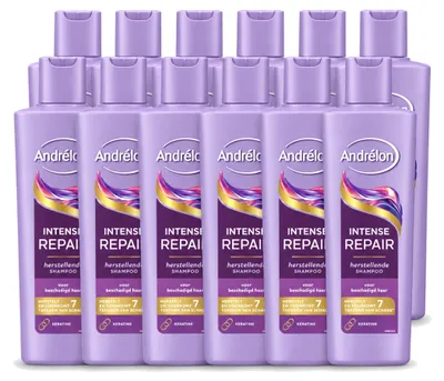 Produktbild von 12 x Andrélon Intense Repair Shampoo - 250 ml - Vorteilspackung - 12 Stücke
