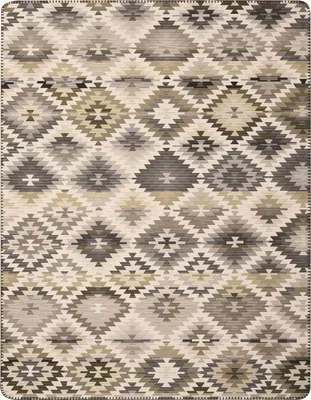 Produktbild von Biederlack Wohndecke mit Zierstich Nomad Farbe Nature Größe 150 x 200