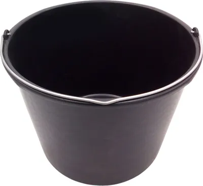 Produktbild von Baueimer 20L schwarz Maurereimer Zementeimer Wassereimer Schutteimer