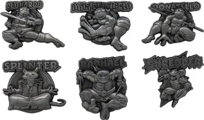 Obrázek produktu pro Sada sběratelských odznaků Teenage Mutant Ninja Turtles - Characters (6 ks)