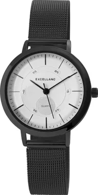 Produktbild von Excellanc Damenuhr mit Edelstahl Meshband